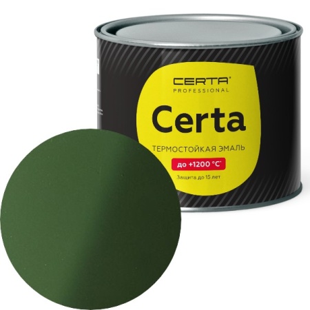"CERTA до 500°С зеленый (~RAL 6002) 0,4 кг